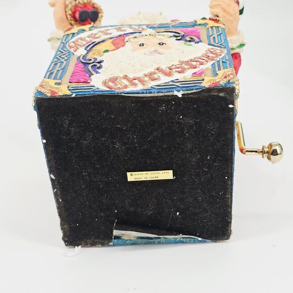 NICHOLAS MUSIC BOX 1994 HOUSE OF LLOYD CHRISTMAS AROUND THE WORLD BOX WORKING - Picture 7 of 9